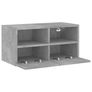 Nástěnná TV skříňka betonově šedá 60x30x30 cm kompozitní dřevo - obrázek 7