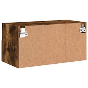 Nástěnná TV skříňka kouřový dub 60x30x30 cm kompozitní dřevo - obrázek 10