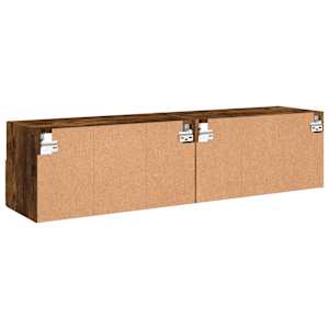 Nástěnné TV skříňky 2 ks kouřový dub 60 x 30 x 30 cm kompozit - obrázek 10