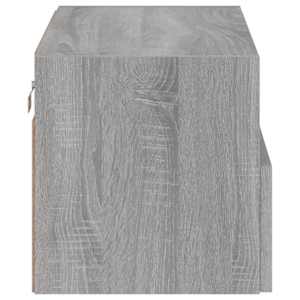 Nástěnná TV skříňka šedá sonoma 60x30x30 cm kompozitní dřevo - obrázek 9