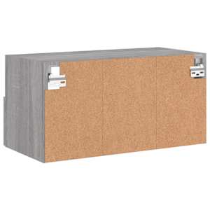 Nástěnná TV skříňka šedá sonoma 60x30x30 cm kompozitní dřevo - obrázek 10