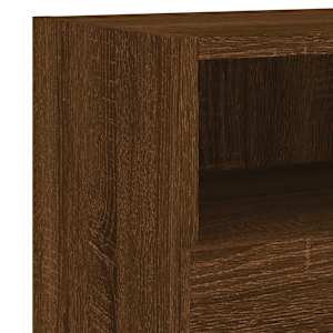 Nástěnná TV skříňka hnědý dub 60 x 30 x 30 cm kompozitní dřevo - obrázek 11