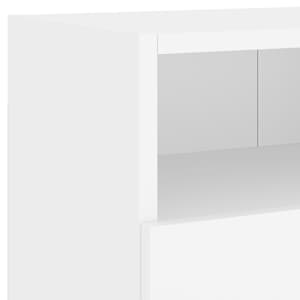 Nástěnná TV skříňka bílá 80 x 30 x 30 cm kompozitní dřevo - obrázek 11