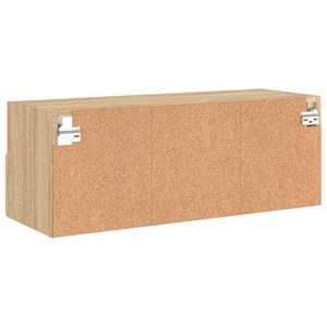 Nástěnná TV skříňka dub sonoma 80 x 30 x 30 cm kompozitní dřevo - obrázek 10