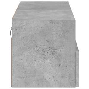 Nástěnná TV skříňka betonově šedá 80x30x30 cm kompozitní dřevo - obrázek 9
