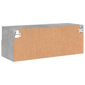 Nástěnná TV skříňka betonově šedá 80x30x30 cm kompozitní dřevo - obrázek 10