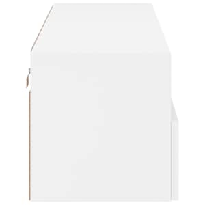 Nástěnná TV skříňka bílá 100 x 30 x 30 cm kompozitní dřevo - obrázek 8