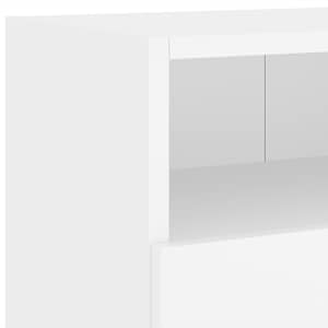 Nástěnná TV skříňka bílá 100 x 30 x 30 cm kompozitní dřevo - obrázek 10