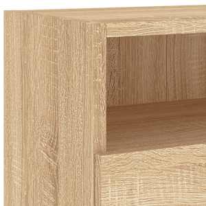 Nástěnná TV skříňka dub sonoma 100x30x30 cm kompozitní dřevo - obrázek 10