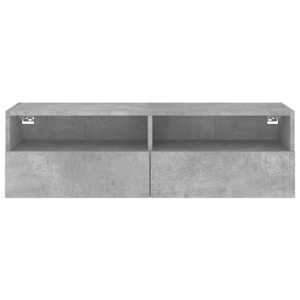 Nástěnná TV skříňka betonově šedá 100x30x30 cm kompozitní dřevo - obrázek 7