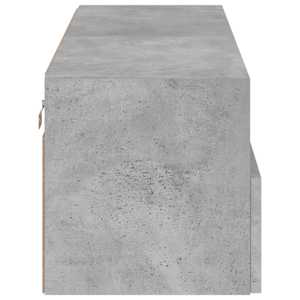 Nástěnná TV skříňka betonově šedá 100x30x30 cm kompozitní dřevo - obrázek 8