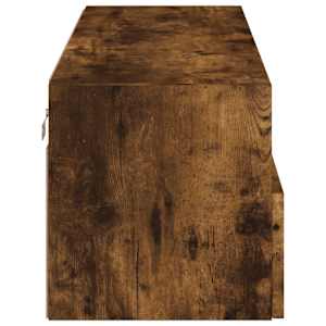 Nástěnná TV skříňka kouřový dub 100x30x30 cm kompozitní dřevo - obrázek 8