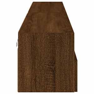Nástěnné TV skříňky 2 ks hnědý dub 100 x 30 x 30 cm kompozit - obrázek 8