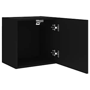 Nástěnné TV skříňky 2 ks černé 40,5x30x40 cm kompozitní dřevo - obrázek 7
