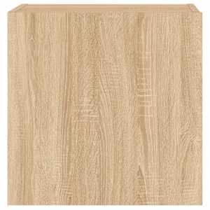 Nástěnná TV skříňka dub sonoma 40,5x30x40 cm kompozitní dřevo - obrázek 7