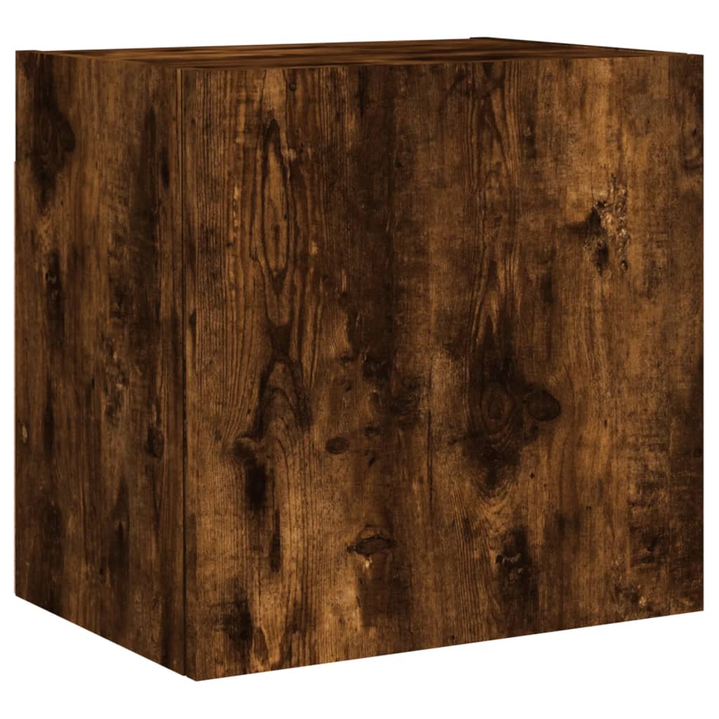 vidaXL Nástěnná TV skříňka kouřový dub 40,5x30x40 cm kompozitní dřevo