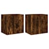 vidaXL teleri seinakapid 2 tk, suitsutamm, 40,5x30x40 cm, tehispuit