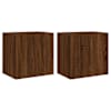vidaXL teleri seinakapid 2 tk, pruun tamm, 40,5x30x40 cm, tehispuit