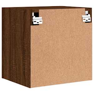 Nástěnné TV skříňky 2 ks hnědý dub 40,5 x 30 x 40 cm kompozit - obrázek 10