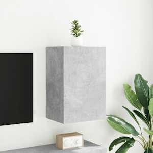 Nástěnná TV skříňka betonově šedá 40,5 x 30 x 60 cm kompozit - obrázek 3