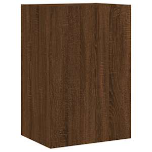 Nástěnné TV skříňky 2 ks hnědý dub 40,5 x 30 x 60 cm kompozit - obrázek 5