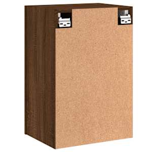 Nástěnné TV skříňky 2 ks hnědý dub 40,5 x 30 x 60 cm kompozit - obrázek 9