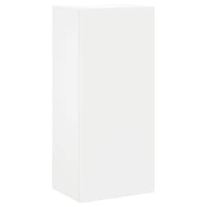 Nástěnná TV skříňka bílá 40,5 x 30 x 90 cm kompozitní dřevo - obrázek 2