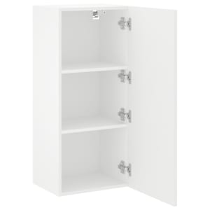 Nástěnná TV skříňka bílá 40,5 x 30 x 90 cm kompozitní dřevo - obrázek 6