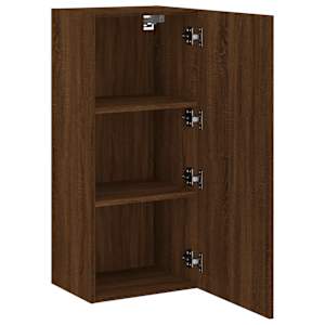 Nástěnná TV skříňka hnědý dub 40,5x30x90 cm kompozitní dřevo - obrázek 6