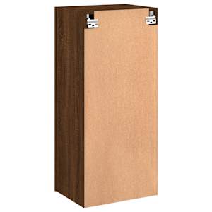 Nástěnná TV skříňka hnědý dub 40,5x30x90 cm kompozitní dřevo - obrázek 9