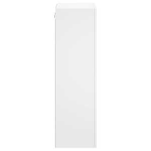 Nástěnná TV skříňka bílá 40,5 x 30 x 102 cm kompozitní dřevo - obrázek 8