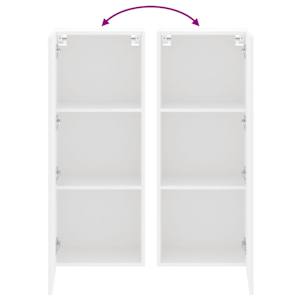 Nástěnná TV skříňka bílá 40,5 x 30 x 102 cm kompozitní dřevo - obrázek 10