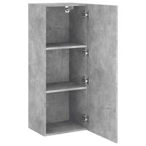 Nástěnná TV skříňka betonově šedá 40,5 x 30 x 102 cm kompozit - obrázek 6