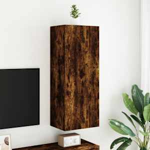 Nástěnná TV skříňka kouřový dub 40,5x30x102 cm kompozitní dřevo - obrázek 3