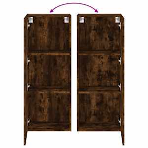 Nástěnná TV skříňka kouřový dub 40,5x30x102 cm kompozitní dřevo - obrázek 10