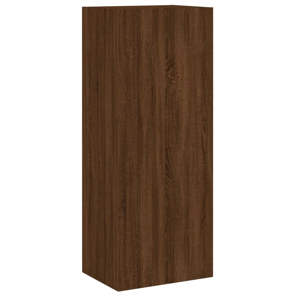 vidaXL Nástěnná TV skříňka hnědý dub 40,5x30x102 cm kompozitní dřevo