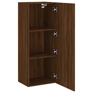 Nástěnná TV skříňka hnědý dub 40,5x30x102 cm kompozitní dřevo - obrázek 6