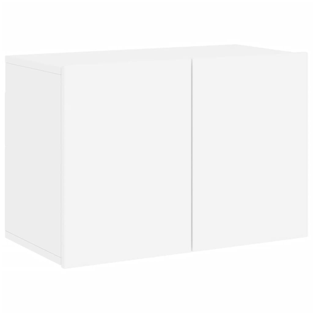 vidaXL Comodă TV de perete, alb, 60x30x41 cm