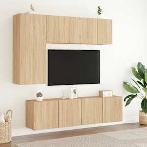 TV skříňky nástěnné 2 ks dub sonoma 60 x 30 x 41 cm - obrázek 3