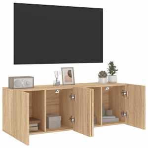 TV skříňky nástěnné 2 ks dub sonoma 60 x 30 x 41 cm - obrázek 5