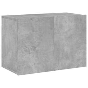 TV skříňka nástěnná betonově šedá 60 x 30 x 41 cm - obrázek 2