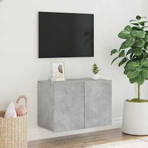 TV skříňka nástěnná betonově šedá 60 x 30 x 41 cm - obrázek 3