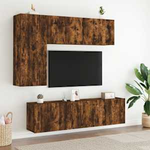 TV skříňka nástěnná kouřový dub 60 x 30 x 41 cm - obrázek 11