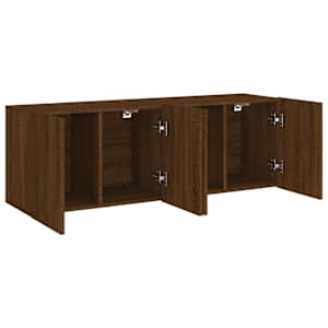 TV skříňky nástěnné 2 ks hnědý dub 60 x 30 x 41 cm - obrázek 6