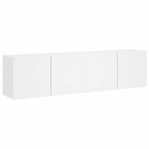TV skříňky nástěnné 2 ks bílé 80 x 30 x 41 cm - obrázek 2