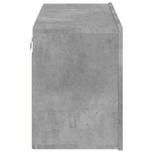 TV skříňka nástěnná betonově šedá 80 x 30 x 41 cm - obrázek 7