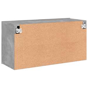TV skříňka nástěnná betonově šedá 80 x 30 x 41 cm - obrázek 8