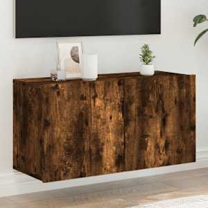 TV skříňka nástěnná kouřový dub 80 x 30 x 41 cm - obrázek 1