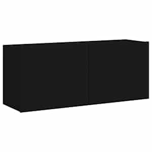 TV skříňka nástěnná černá 100 x 30 x 41 cm - obrázek 2