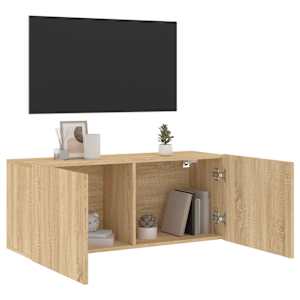 TV skříňka nástěnná dub sonoma 100 x 30 x 41 cm - obrázek 4